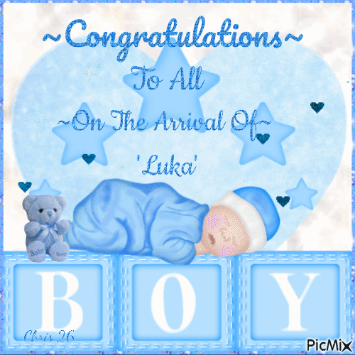 Congratulations ~Baby Boy~ Personal