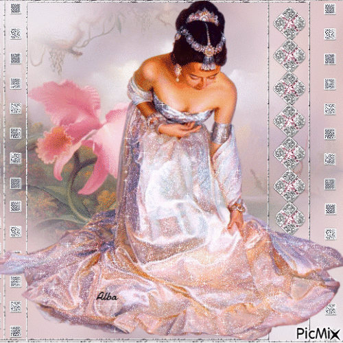 Mujer oriental - Δωρεάν κινούμενο GIF