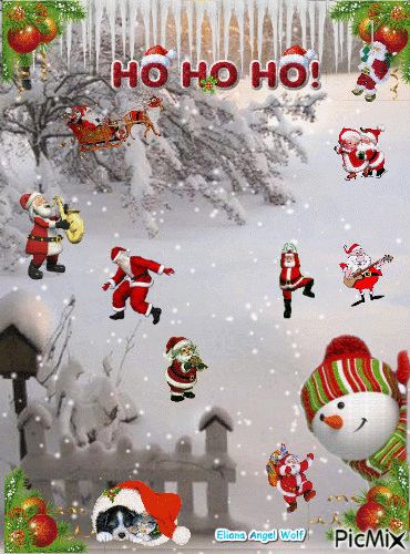 ho ho ho ho - Бесплатный анимированный гифка
