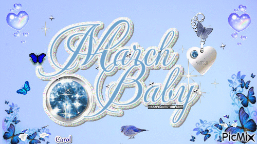 March Baby - GIF animasi gratis