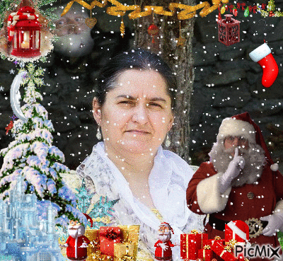 Christmas Eva - Ingyenes animált GIF