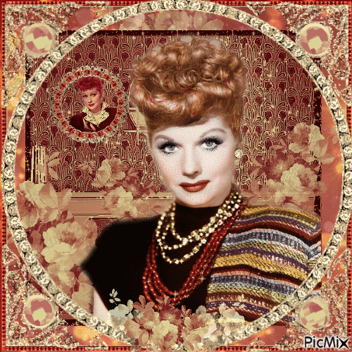 Lucille Ball, Actrice, Humoriste américaine - 無料のアニメーション GIF