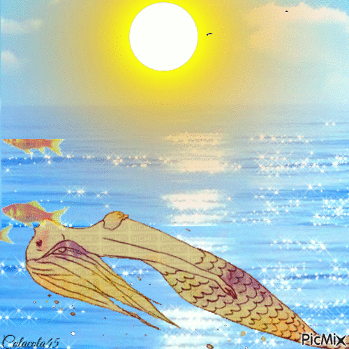 mořská panna - Ingyenes animált GIF