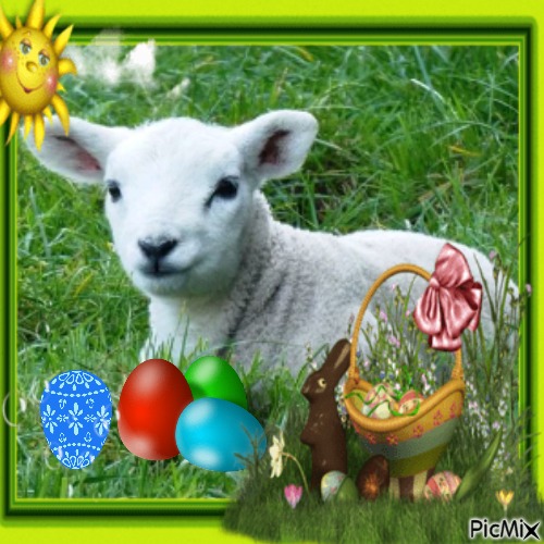 Húsvéti bárány - png gratis