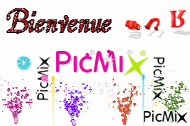 Bienvenue sur Picmix !!! - Бесплатный анимированный гифка