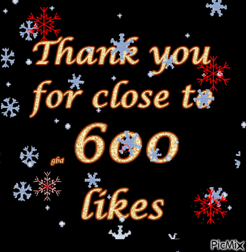 600 likes - GIF animado grátis