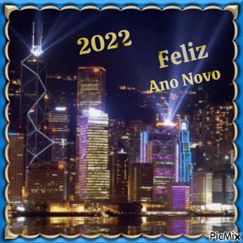 Feliz 2022 - Δωρεάν κινούμενο GIF