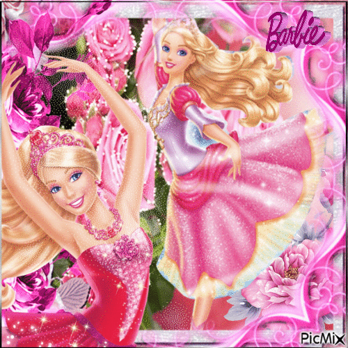 Barbie - Rosa - GIF เคลื่อนไหวฟรี
