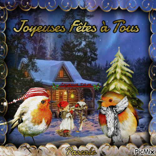 Joyeuses Fêtes - Ingyenes animált GIF