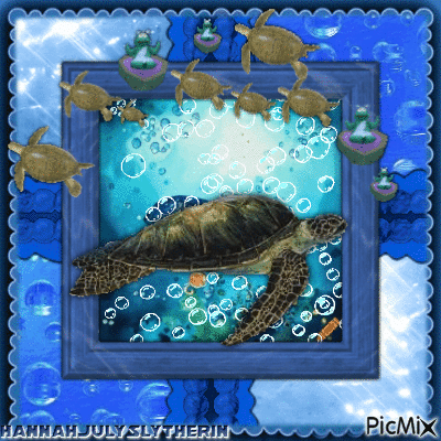 ({Sea Turtles. See? Turtles!}) - GIF animate gratis