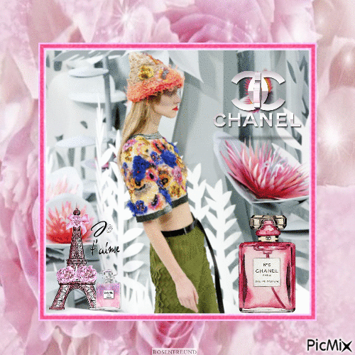 Frühling--Chanel - GIF animado grátis