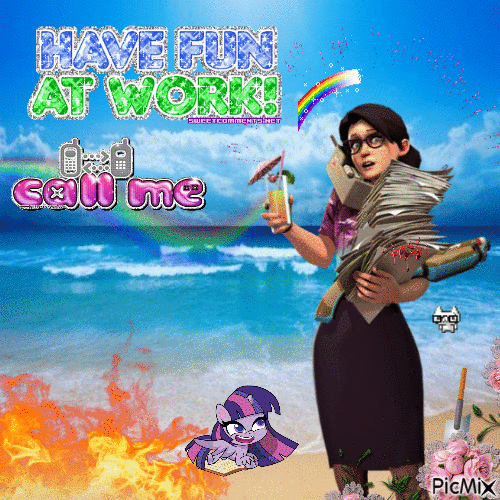 have fun at work !! - 無料のアニメーション GIF