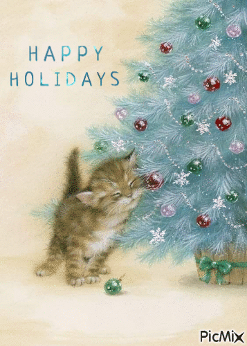 Happy holidays - 無料のアニメーション GIF