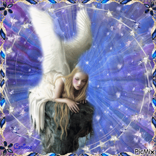 Angel woman - GIF animé gratuit