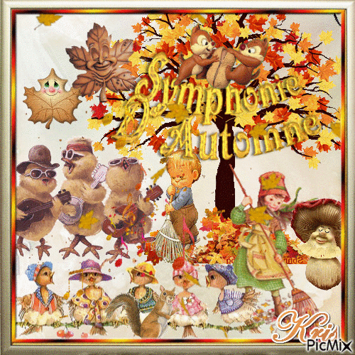 autumne 🌹🌼 - Nemokamas animacinis gif