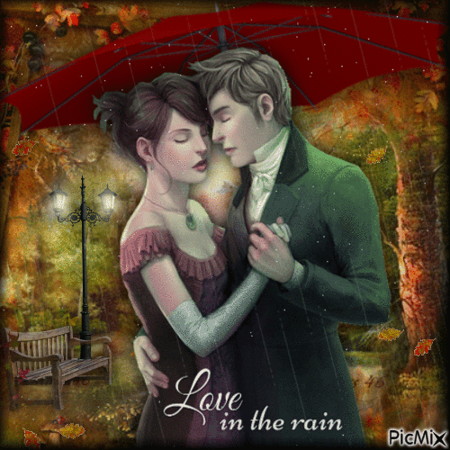 Nature,Couple,Rain-RM-11-06-23 - Ücretsiz animasyonlu GIF