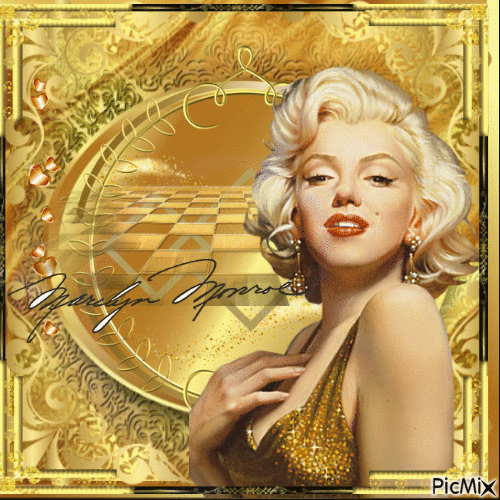 Marilyn monroe - Bezmaksas animēts GIF