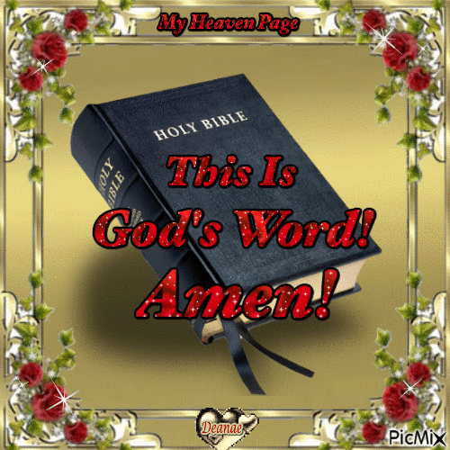 This Is God's Word! Amen! - Darmowy animowany GIF