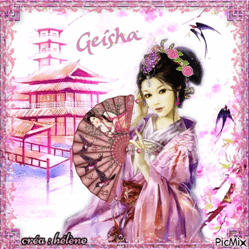 Geisha - Tons roses
