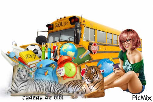 Les tigres à l'écoles - png grátis