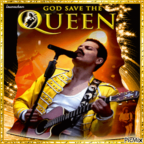 Freddie Mercury - Laurachan - Gratis animerad GIF