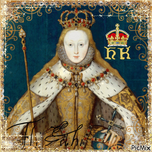 Elizabeth I of England - Gratis animerad GIF