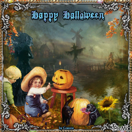 Happy Halloween Joyful226 - Бесплатни анимирани ГИФ