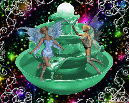 la fontaine de vie ♥♥♥ - Darmowy animowany GIF