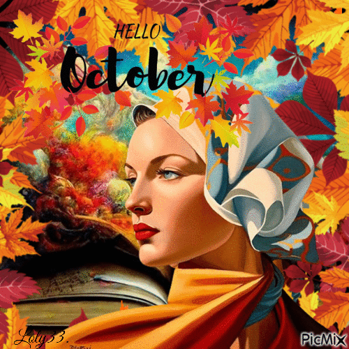 hello Octobre - Animovaný GIF zadarmo