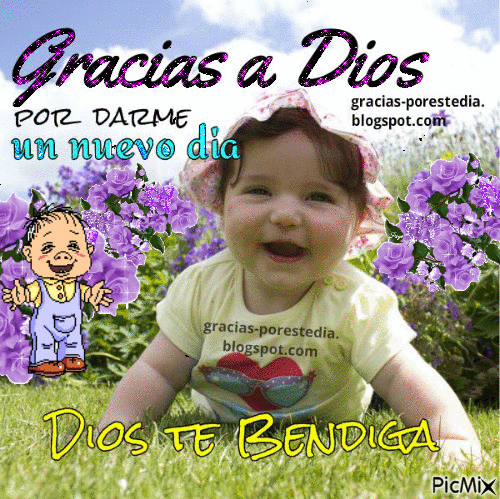 Gracias Dios - Безплатен анимиран GIF