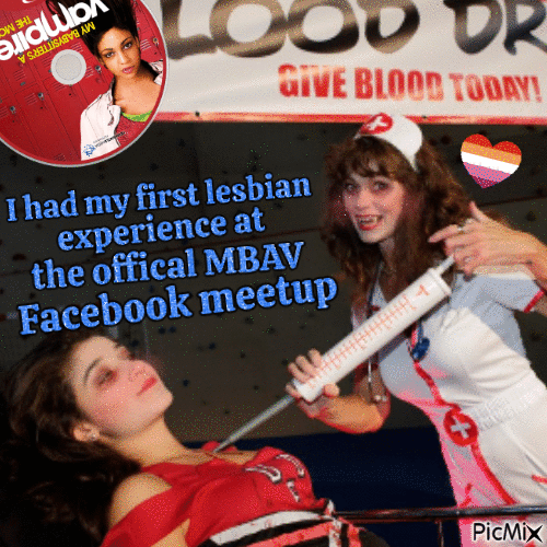 I had my first lesbian experience at - GIF animado grátis