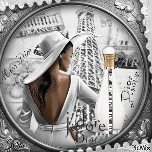 Parfum J'adore - Tons blancs - 無料のアニメーション GIF