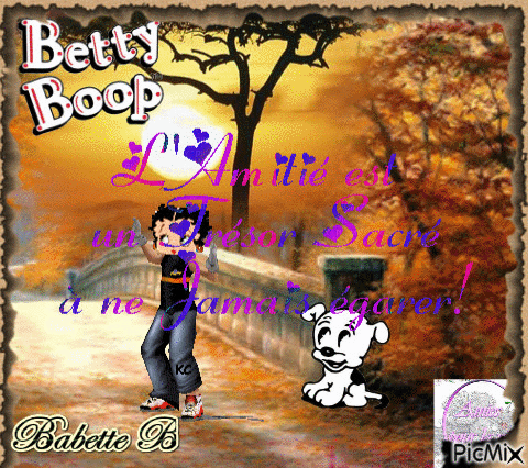 Betty Boop - Besplatni animirani GIF