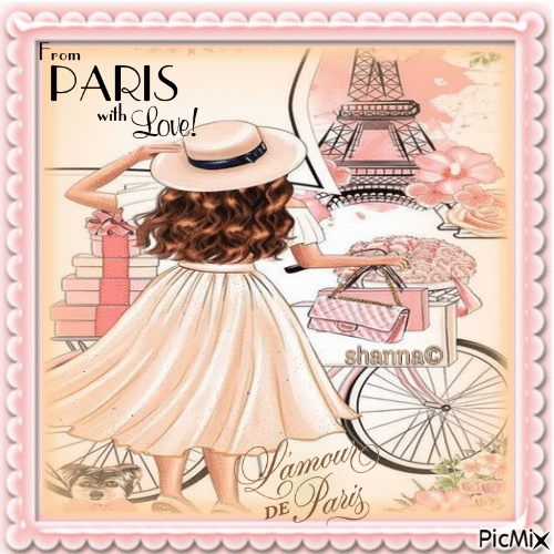 i love paris ♥ - GIF animé gratuit
