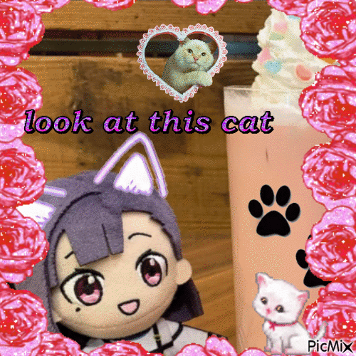 yuno is so cat love her - GIF animado grátis