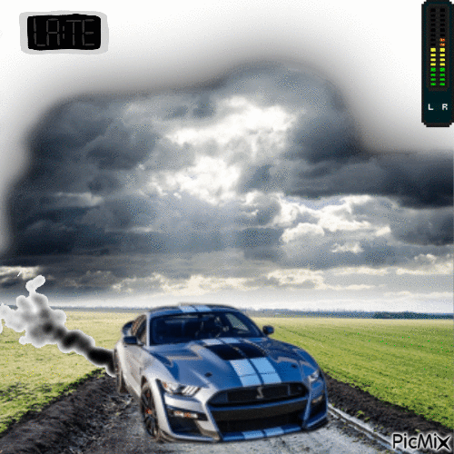2022 Ford Mustang Shelby GT500 - GIF animé gratuit
