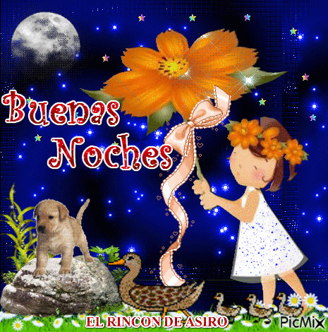 BUENAS NOCHES - Бесплатный анимированный гифка