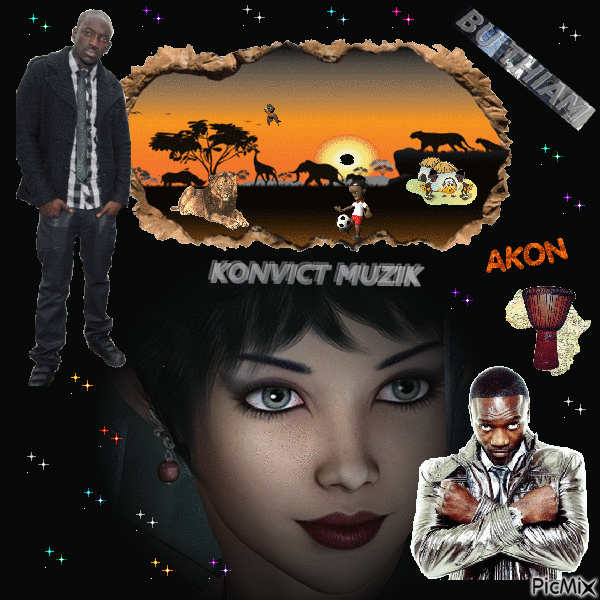 Akon ft bu konvict thiam - Бесплатный анимированный гифка