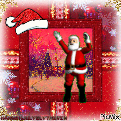 #♣#Crazy Dancing Santa#♣# - Free animated GIF