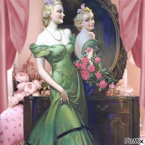 Miroir Vintage - nemokama png