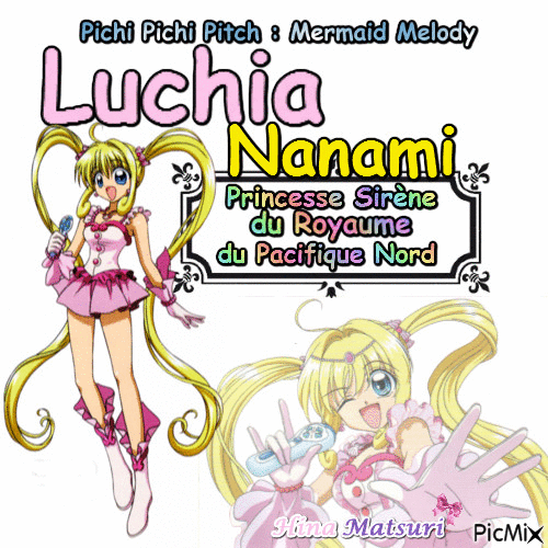 Luchia Nanami - Pichi Pichi Pitch - Nemokamas animacinis gif