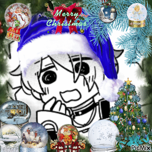 Merry Christmas haruka - GIF animate gratis