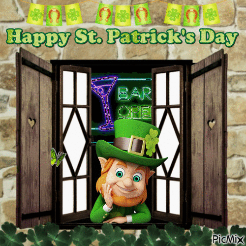 Happy St. Patrick's Day - Animovaný GIF zadarmo