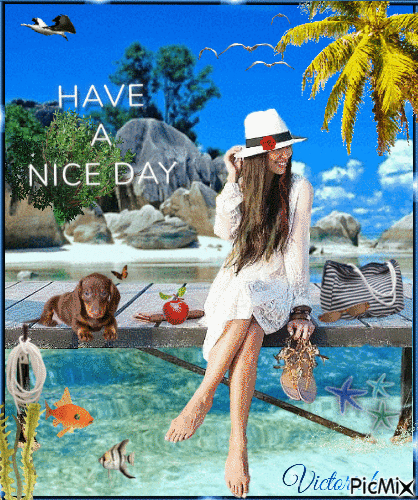 Have a nice day - GIF animé gratuit