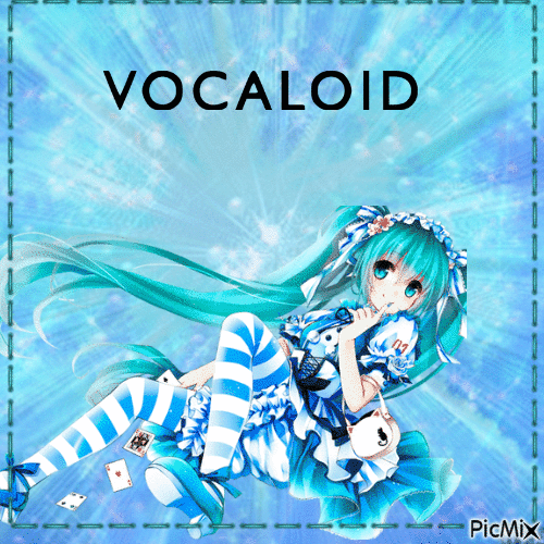 Vocaloid Miku Hatsune - Безплатен анимиран GIF