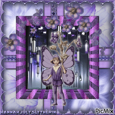 {#♣#}Purple Fairy Boy{#♣#} - Ingyenes animált GIF
