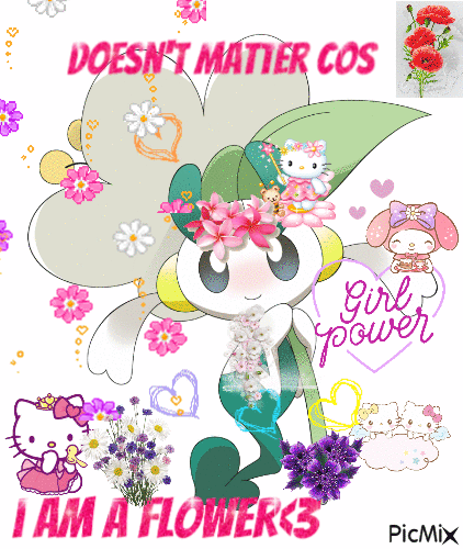 Flower girl power<3 - Darmowy animowany GIF