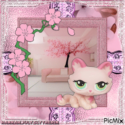 {#}Pink LPS Kitty{#} - GIF animado gratis