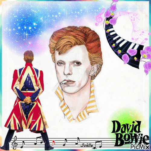 David Bowie ... - GIF animado grátis
