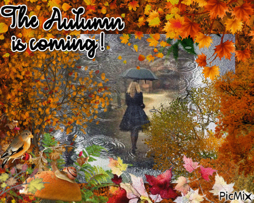 The autumn is coming - Bezmaksas animēts GIF